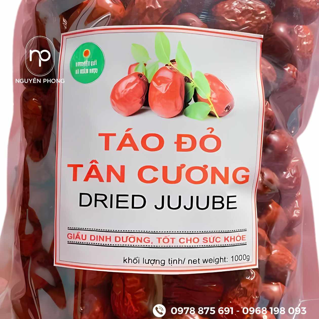 Mẫu tem dán táo đỏ